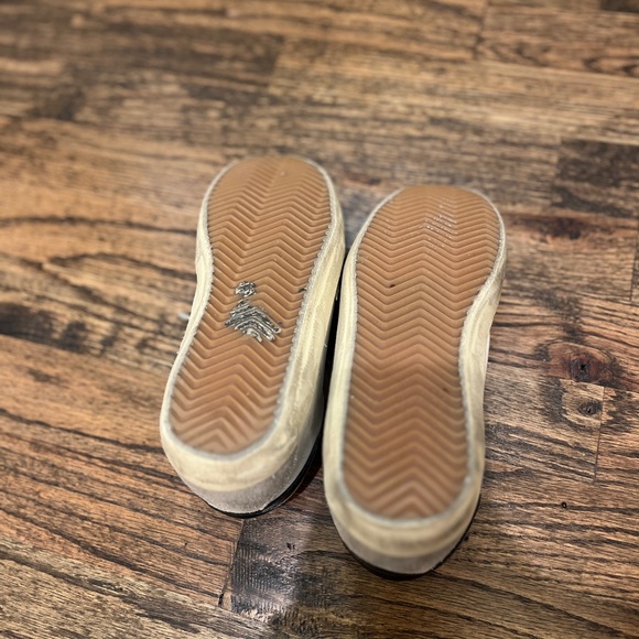 Golden Goose Superstar White Leather Sneakers Grey Star Black Back Size EUR 36 - Picture 8 of 16